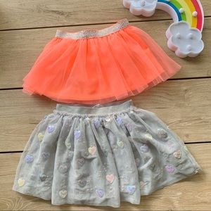 Set of 2 toddler girls tutus